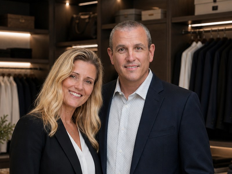 Todd and Trish Clifford, owners of Dream Spaces, in the Barrie showroom