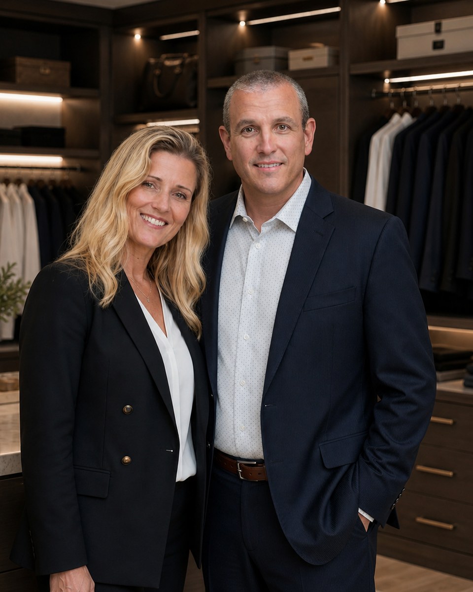 Todd and Trish Clifford, owners of Dream Spaces, in the Barrie showroom